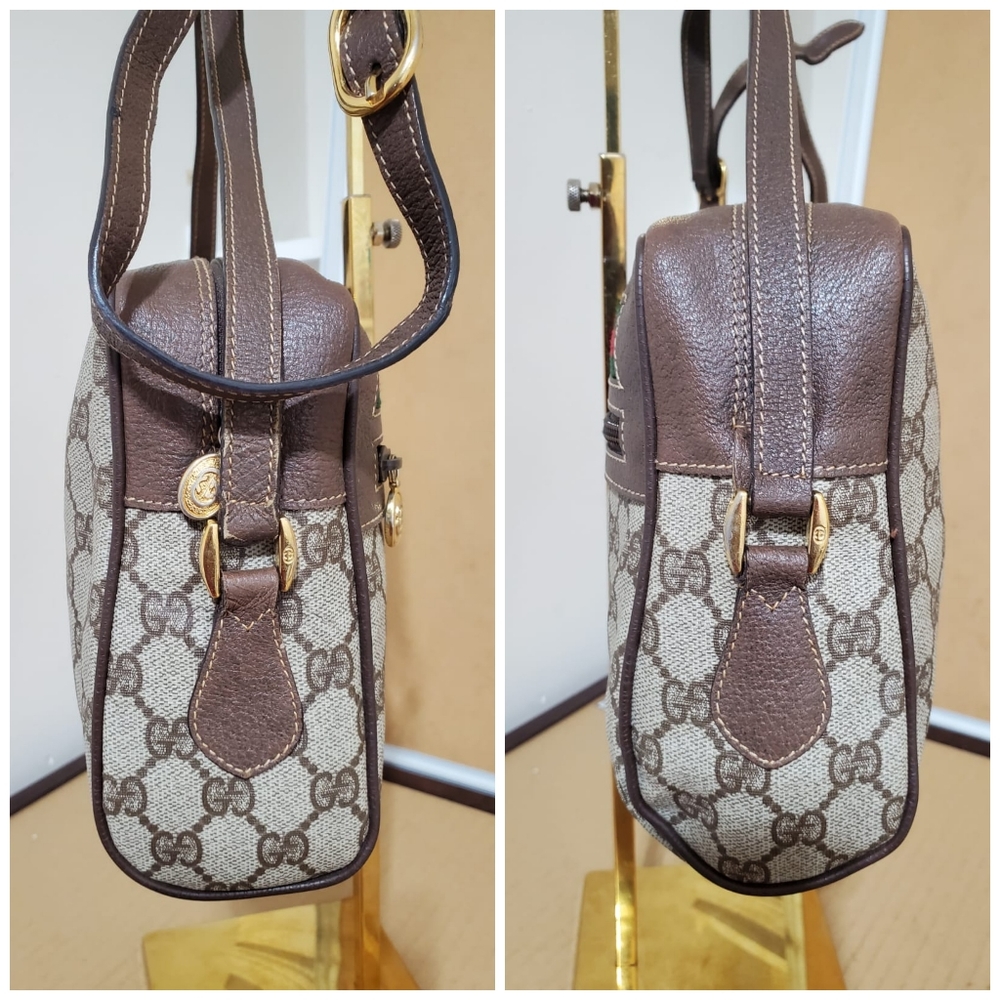 Gucci Vintage GG Plus Web Crossbody Bag - Picture 5 of 12